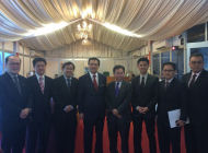 沈桂贤与中国青年交流