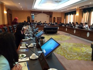 于国会举行的交流会一瞥。