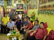  拿督沈桂贤服务团队向多位欢庆节假的达雅领袖贺节