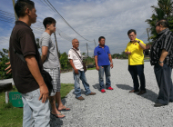 拿督沈桂賢巡视选区工程