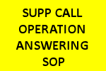 SUPP CALL OPERATION ANSWERING SOP