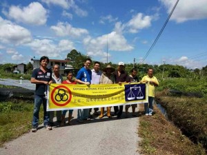 gotong royong project in longhouse area
